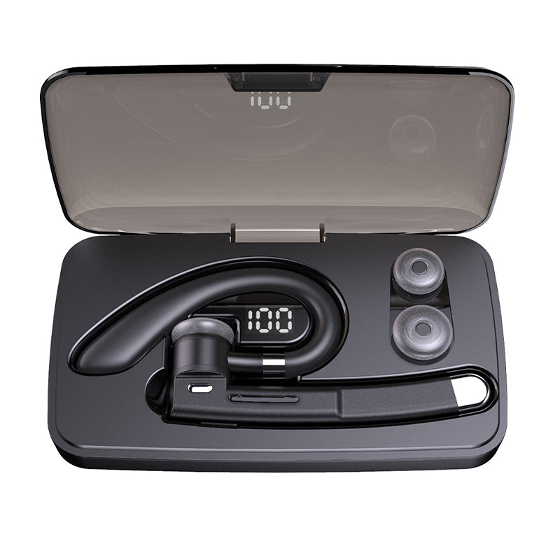 YK520 Wireless Bluetooth 5.0 Single Ear Headset Car Earhook Business Earphone with Charging Case YK520 Wireless Bluetooth 5.0 Single Ear Headset Car Earhook Business Earphone with Charging Case